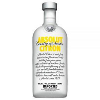 Picture of ABSOLUT VODKA CITRON 700ML 40% ABV
