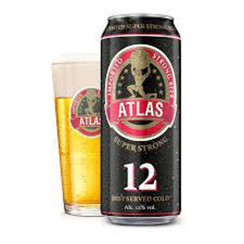 Picture of ATLAS STRONG 12% BEER 500ML 24pk Cans (CLEARANCE Best before 31-12-2020)