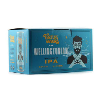 Picture of Fortune Favours The Wellingtonian New Zealand IPA 6pk cans
