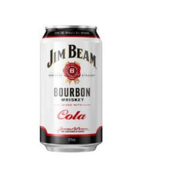 Jim Beam & Cola 330ml Cans 18 Pack