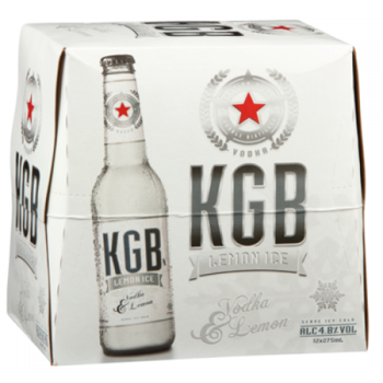 Picture of KGB VODKA & LEMON 5% 12pk bottles