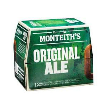 Picture of Monteith's Original Ale 12 Pack Bottles 330ml