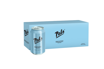Picture of PALS AMERICAN WHISKEY, APPLE AND SODA 5.8% 10Pk 330ML CANS