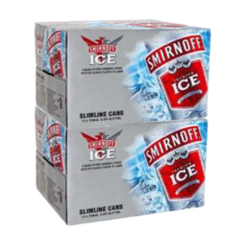 Picture of SMIRNOFF ICE RED 5% 12 Pack CANS 250ML- Bundle of 2