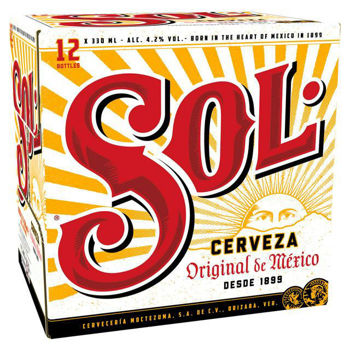 Picture of SOL Beer 12 Pack Bottles 330ml