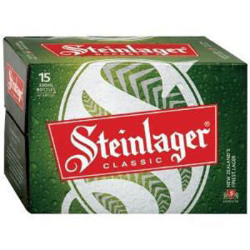 Picture of Steinlager Classic 15pk Bottles 5% 330ml Bundle of 2
