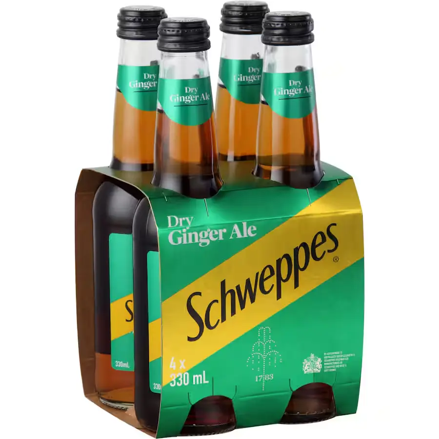 Schweppes ginger ale 24pk 330 ml Btl