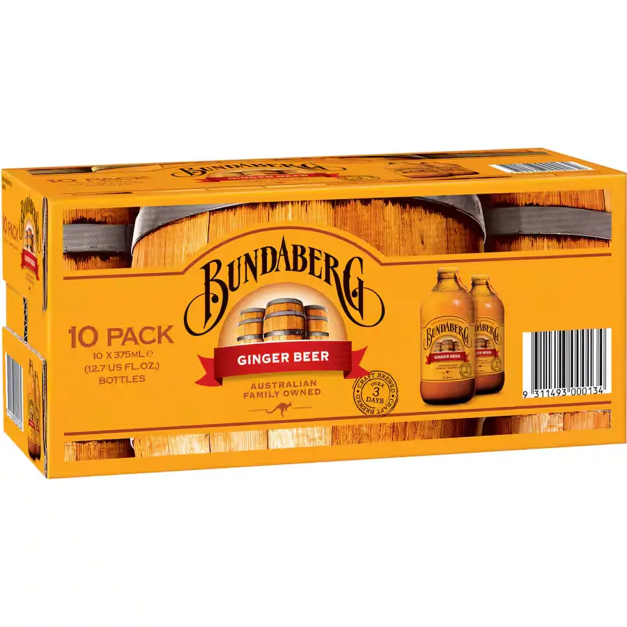 Bundaberg Ginger Beer 10pk 375ml