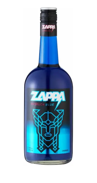 Zappa Sambuca Blue Liqueur 750ml -