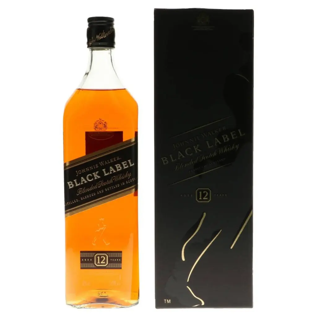 Johnnie Walker Black Label 12 YO 1L *