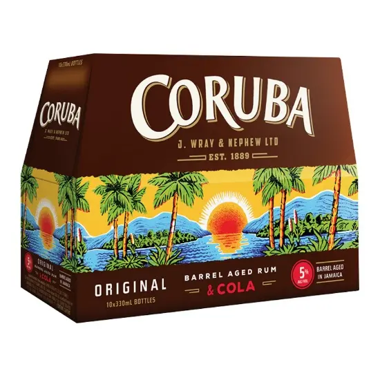 Coruba Rum & Cola Premix 10pk 330ML btl