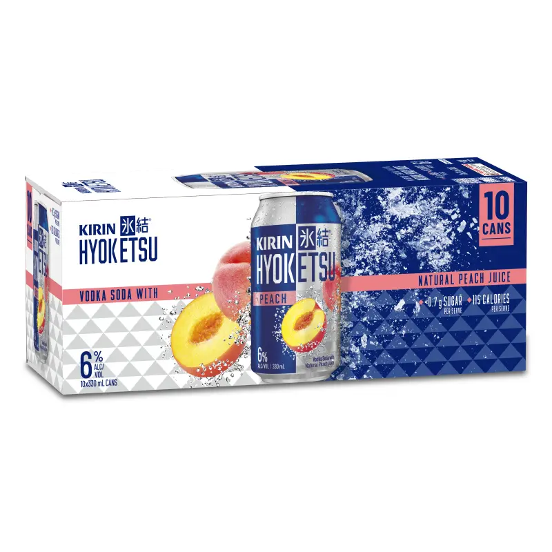 Kirin Hyoketsu Peach 6% 10pk Can 330ML