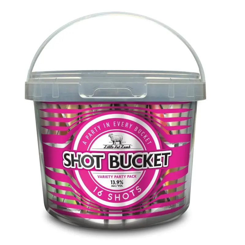 Little Fat Lamb Shot Bucket 16Pk x 30ML