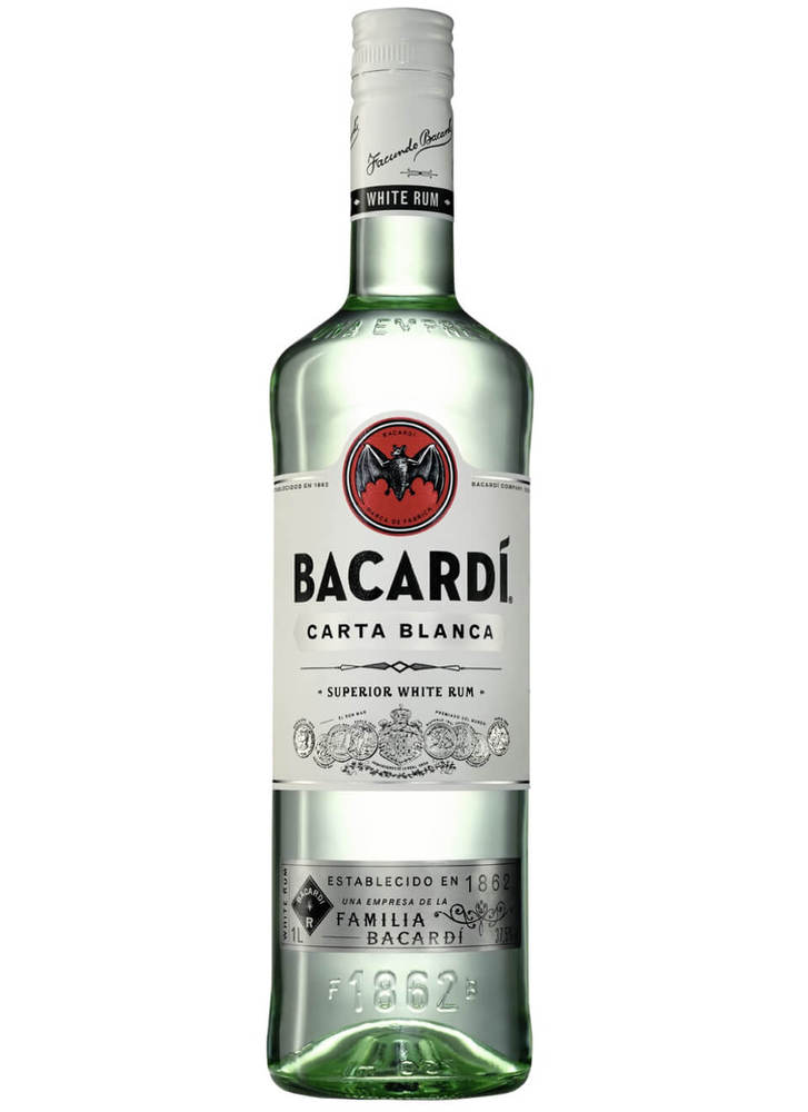 Bacardi White Rum Superior Carta Blanca 1L -