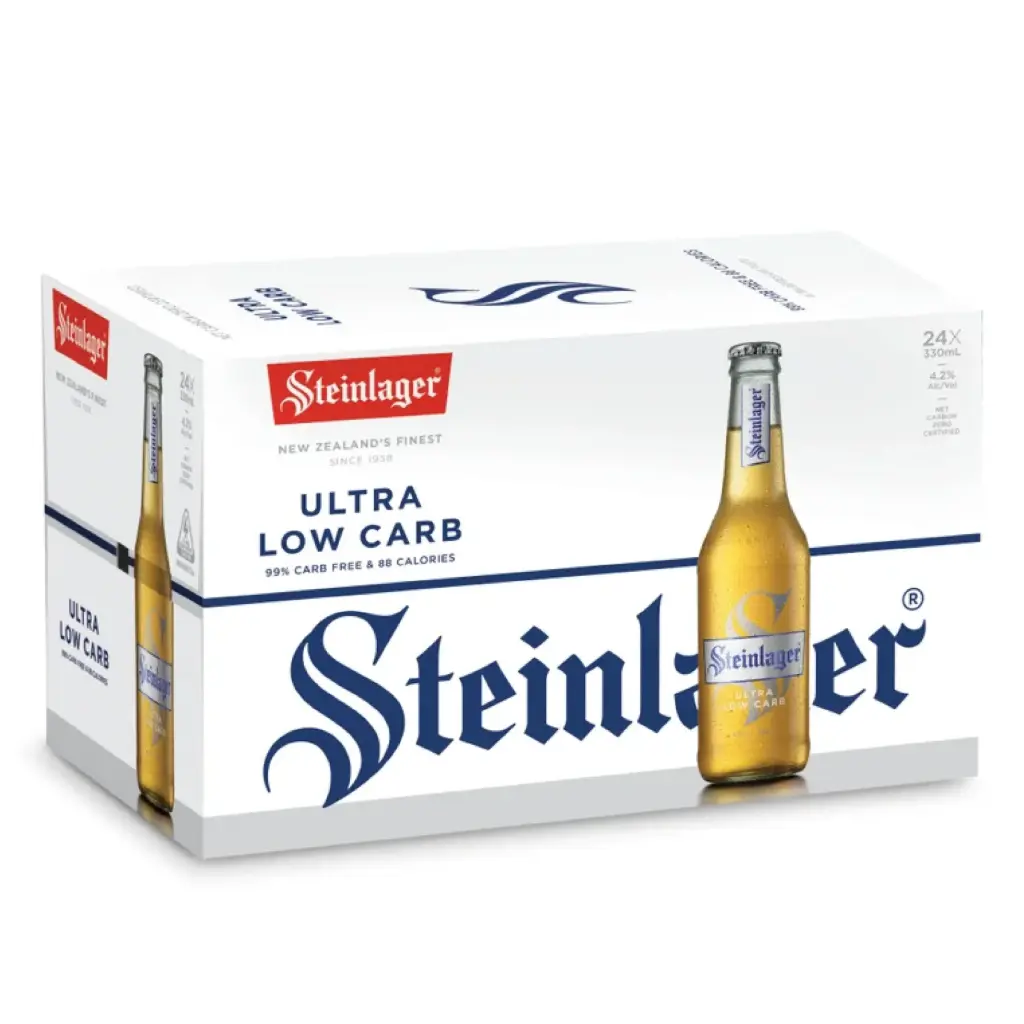 Steinlager Ultra Low Carb 24pk 330mL BTL