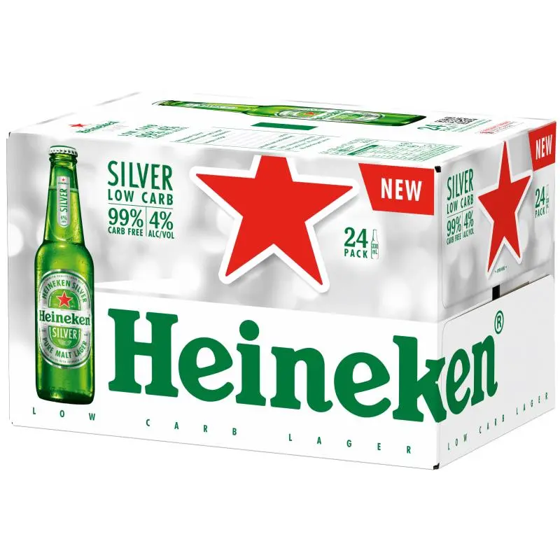 Heineken Silver Low Carb. 24 x 330ml