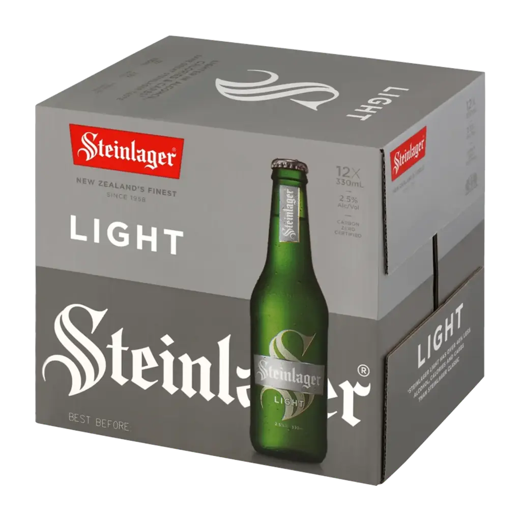 Steinlager Light 12Pk BTL 330mL