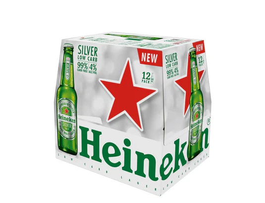 Heineken Silver 4% 12pk 330ml 