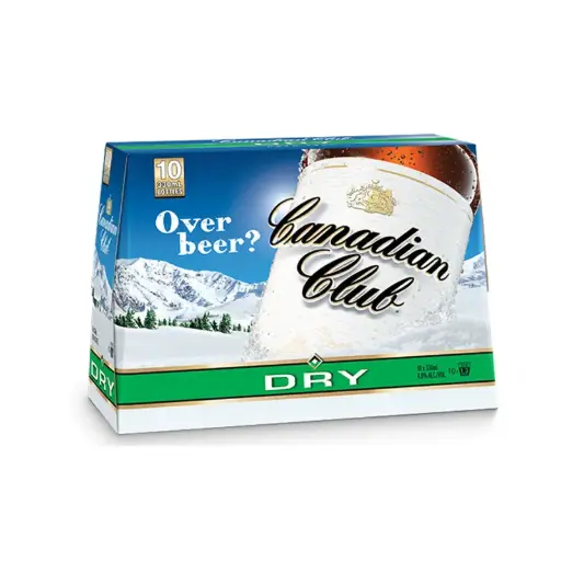 Canadian Club 10pk Bottles 330ml