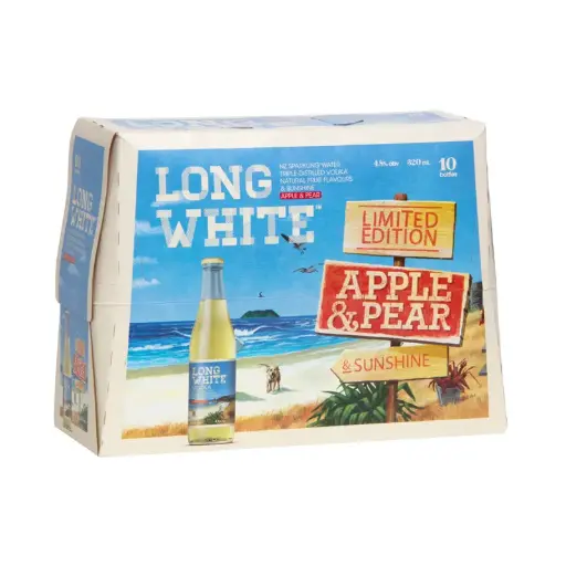 Long White Apple & Pear 10pk 320ml Btl